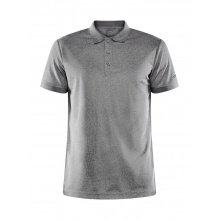 Craft Sport-Polo Core Unify (funktionelles Recyclingpolyester) dunkelgrau meliert Herren